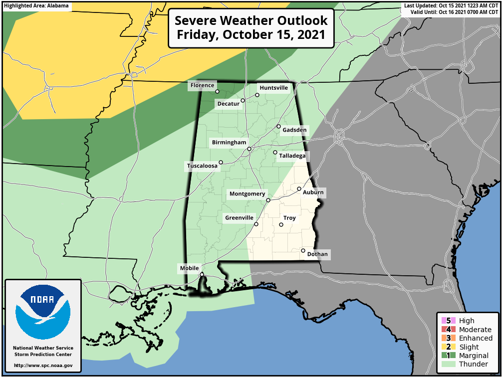 Cold Front Arrives Late Tonight; Much Cooler Weekend Ahead