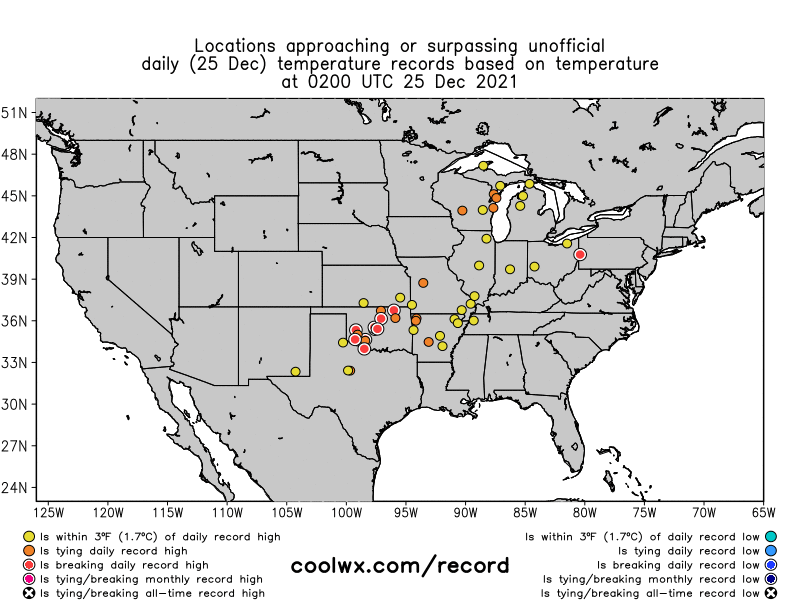 Sunday Weather Xtreme Video:  Near Record Warmth through Tuesday, Strong Storms Wednesday