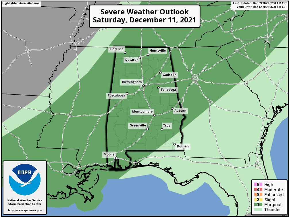 Strong/Severe Storms Saturday Morning; Dry Sunday