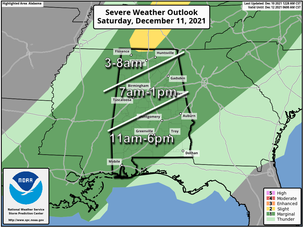Highs In The 70s Today; Strong/Severe Storms Tomorrow