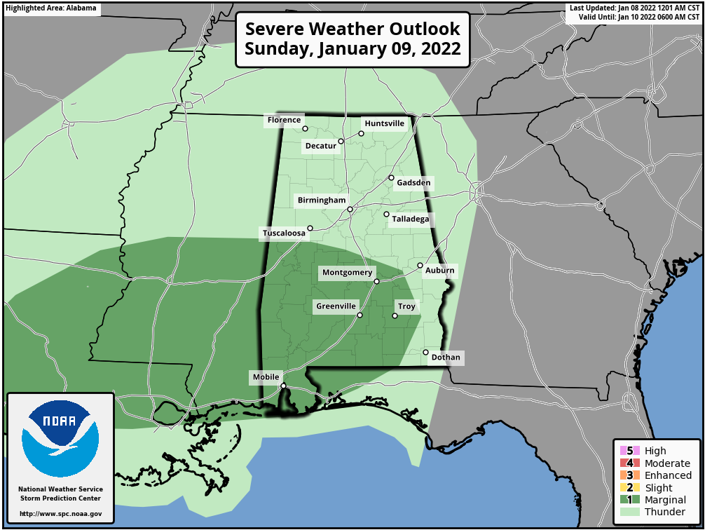 Saturday Weather Xtreme — Very Nice Today; A Few Strong Storms Possible on Sunday