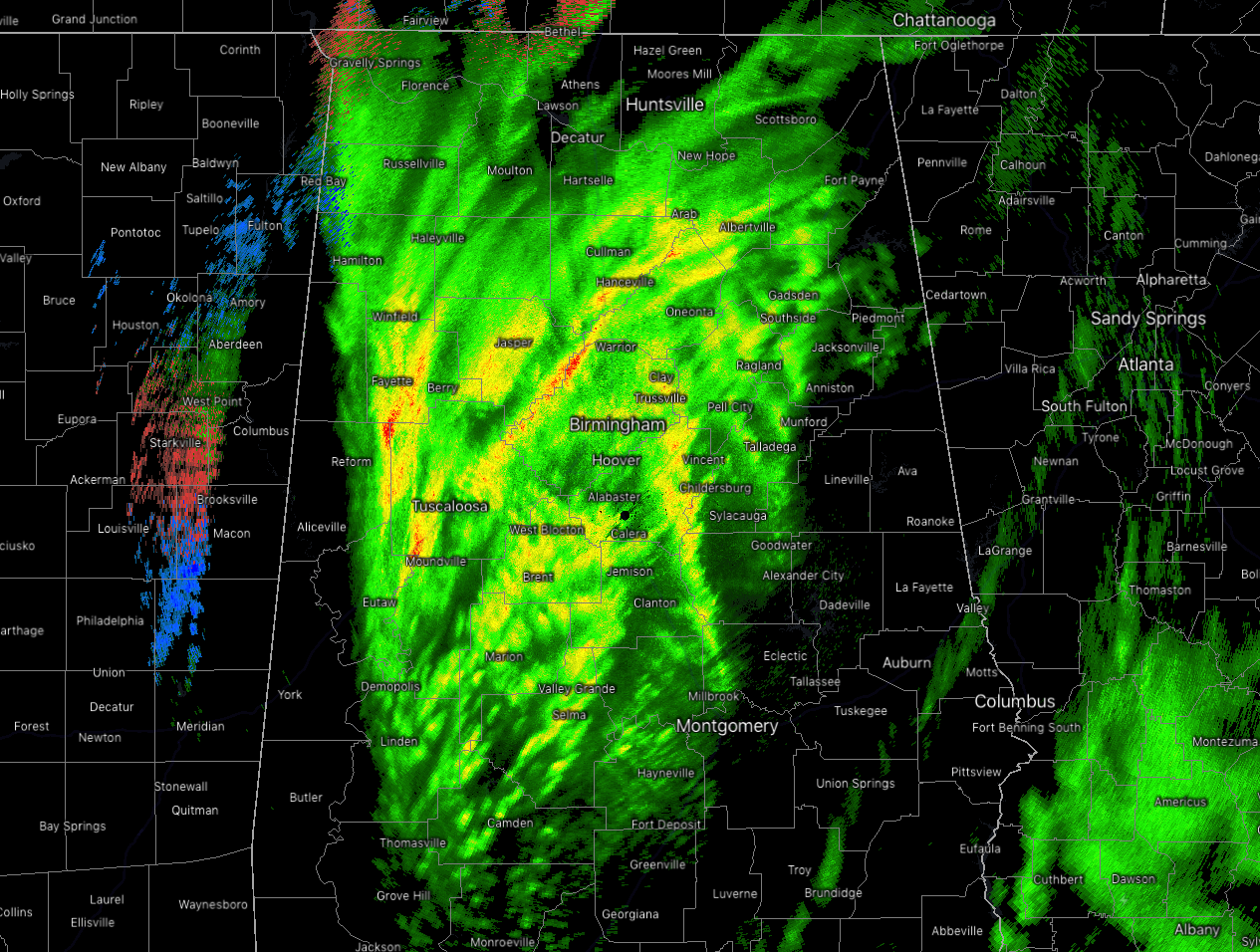 Brief Check on Our Weather Situation Just After 7 pm