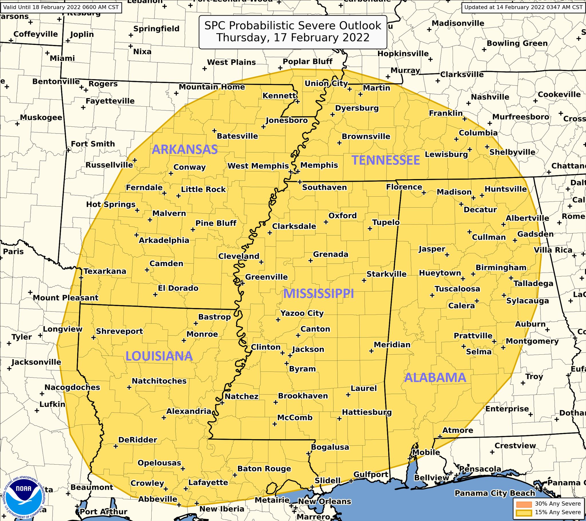 Warmer Days Ahead; Severe Storms Possible Thursday