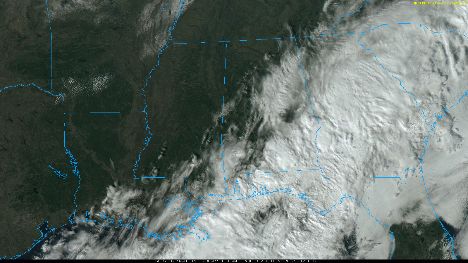 Dry, Calm Pattern For Alabama For The Next Seven Days