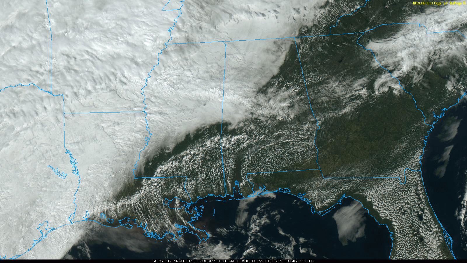 Huge Temperature Contrast Today; A Few Showers
