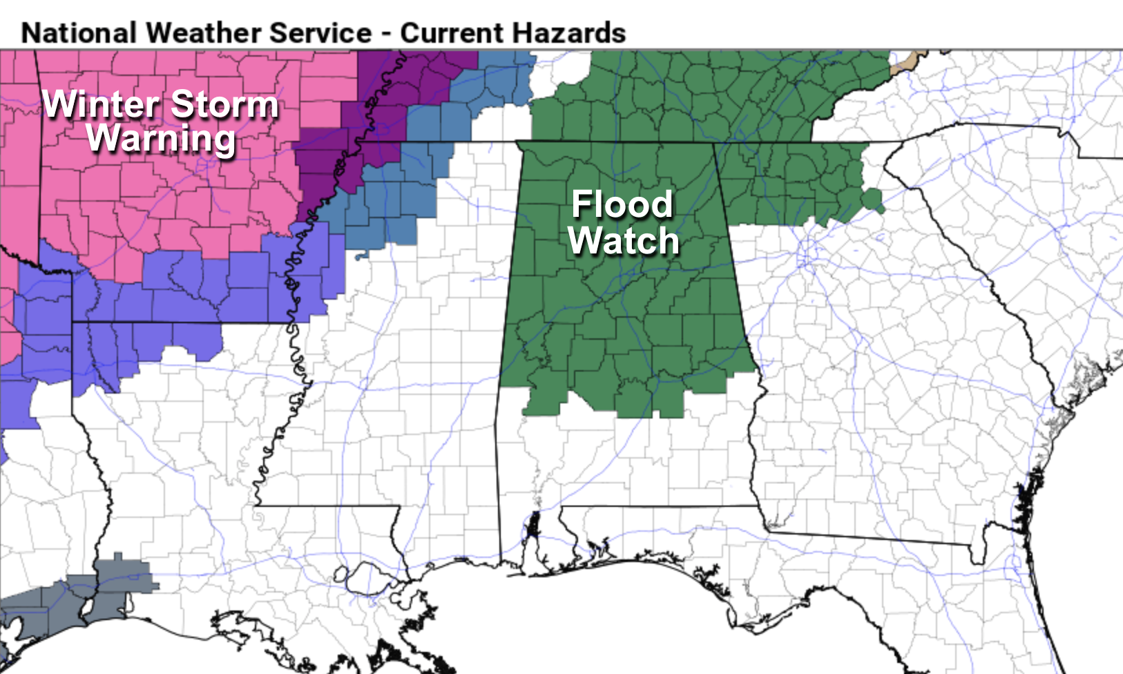 Wet Through Friday; Flood Watch Issued