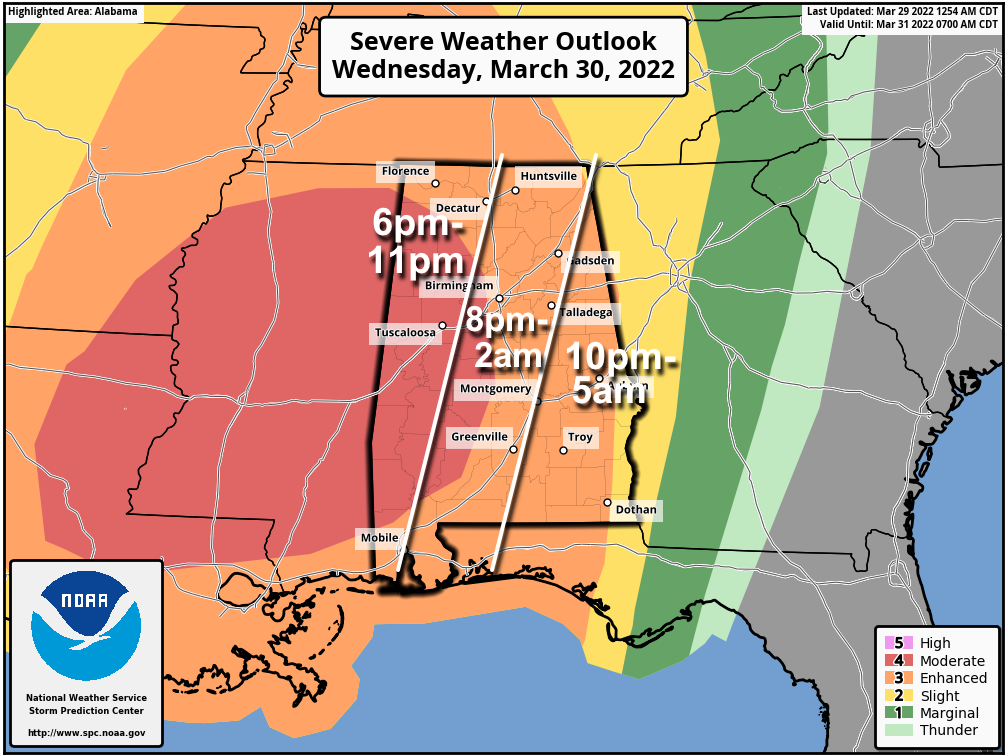 Significant Severe Weather Threat Tomorrow Night