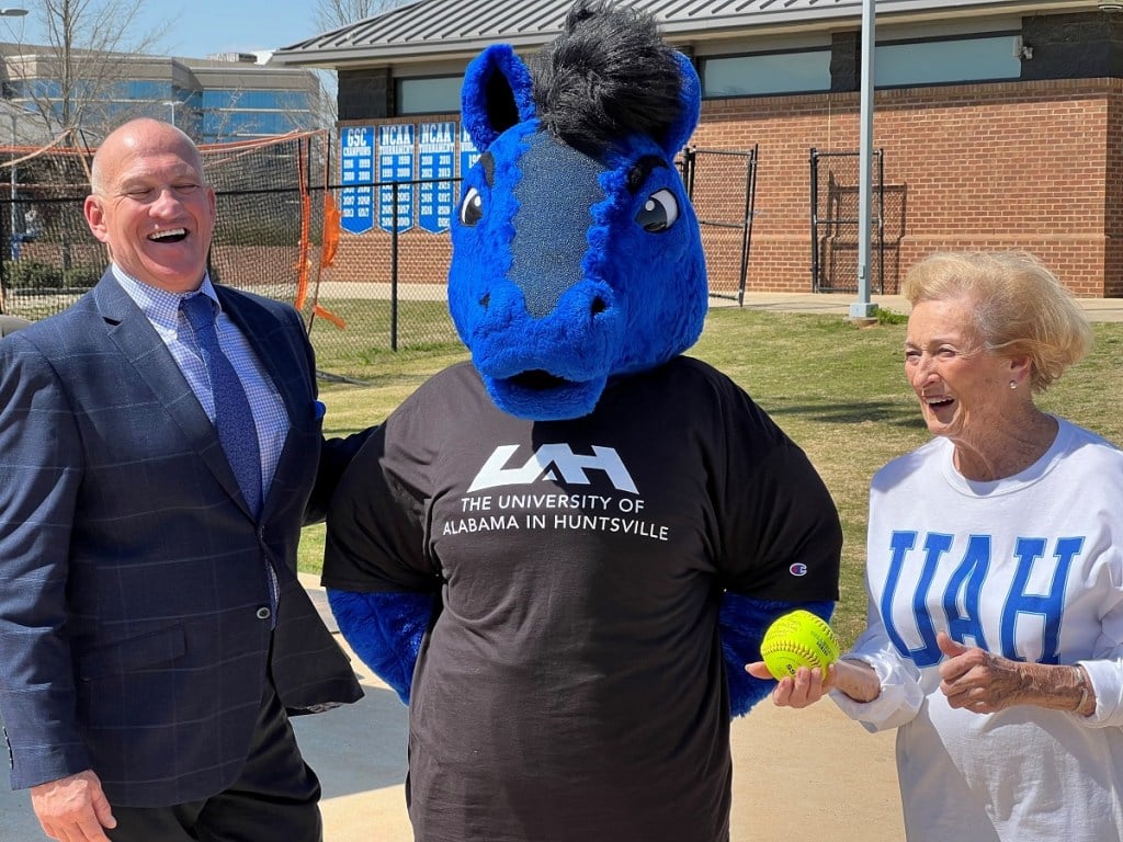 Alabama Newscenter — University of Alabama in Huntsville softball coach Stuedeman honored as first Title IX Trailblazer