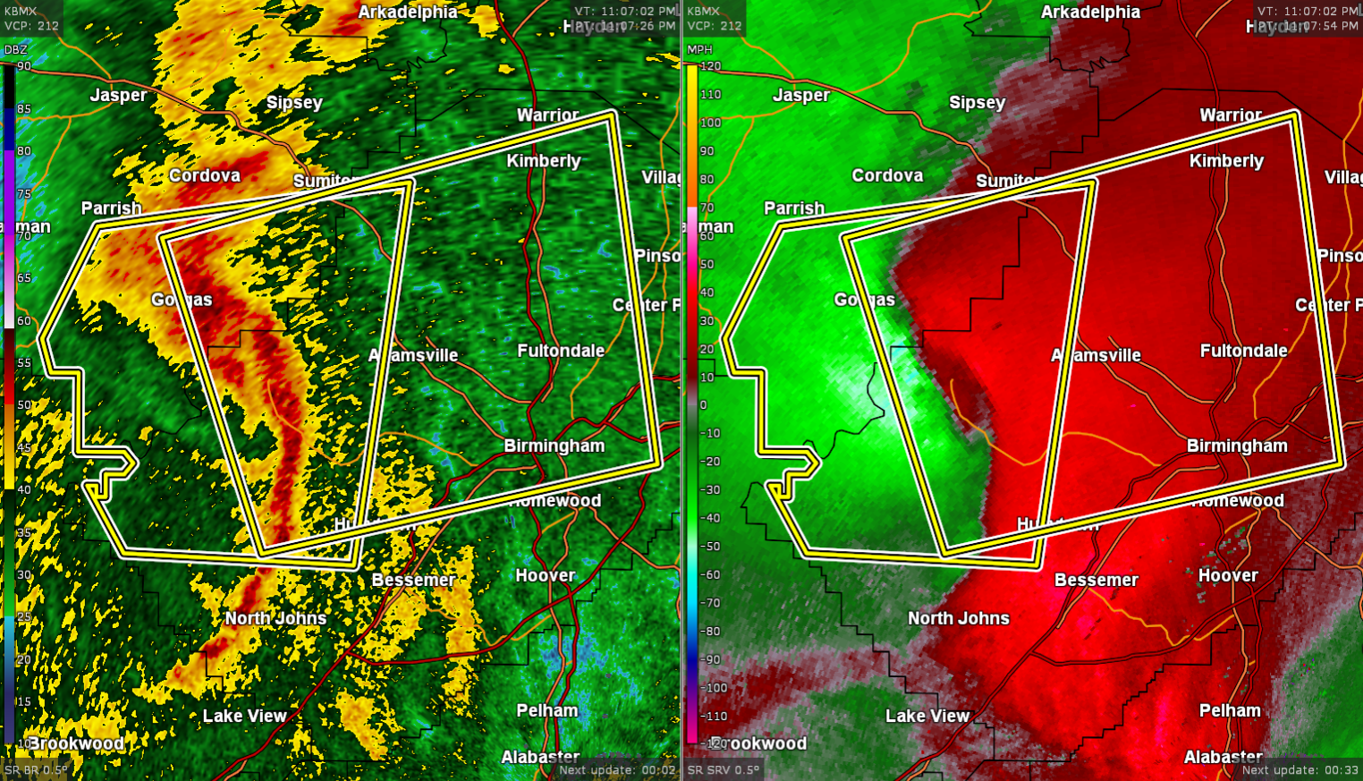 CANCELLED — SEVERE T-STORM WARNING: Parts of Jefferson, Walker Co ...