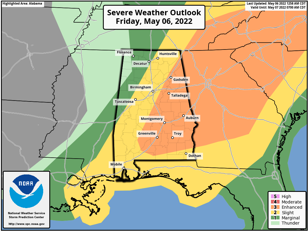 A Few Strong/Severe Storms Possible Later This Morning; Dry Weekend Ahead