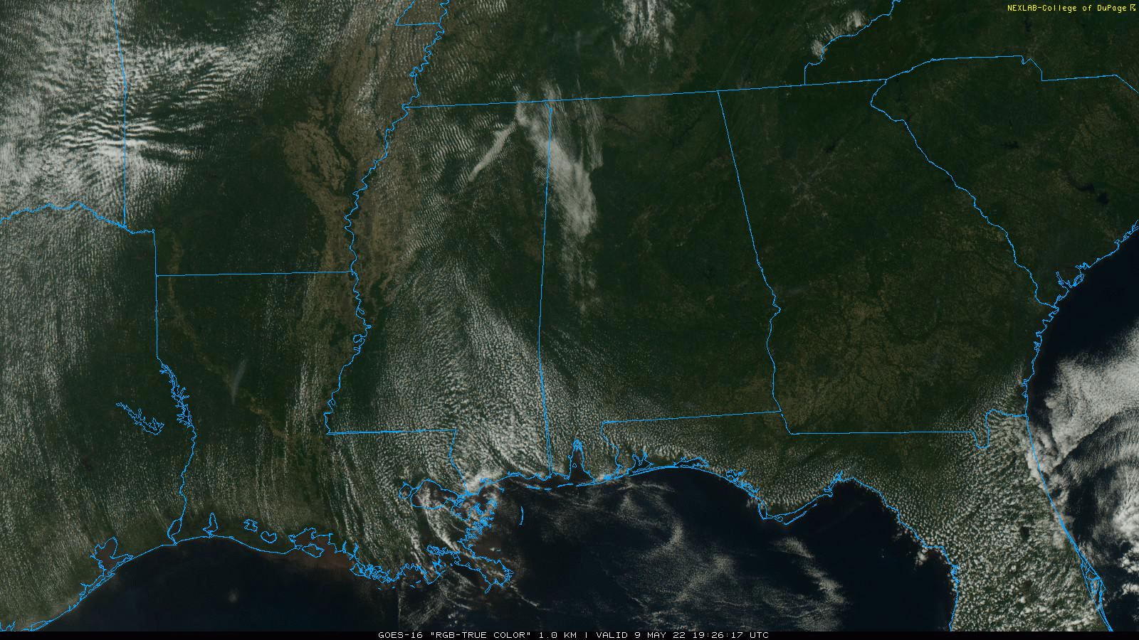 Dry Pattern For Alabama To Continue; Warmer Afternoons