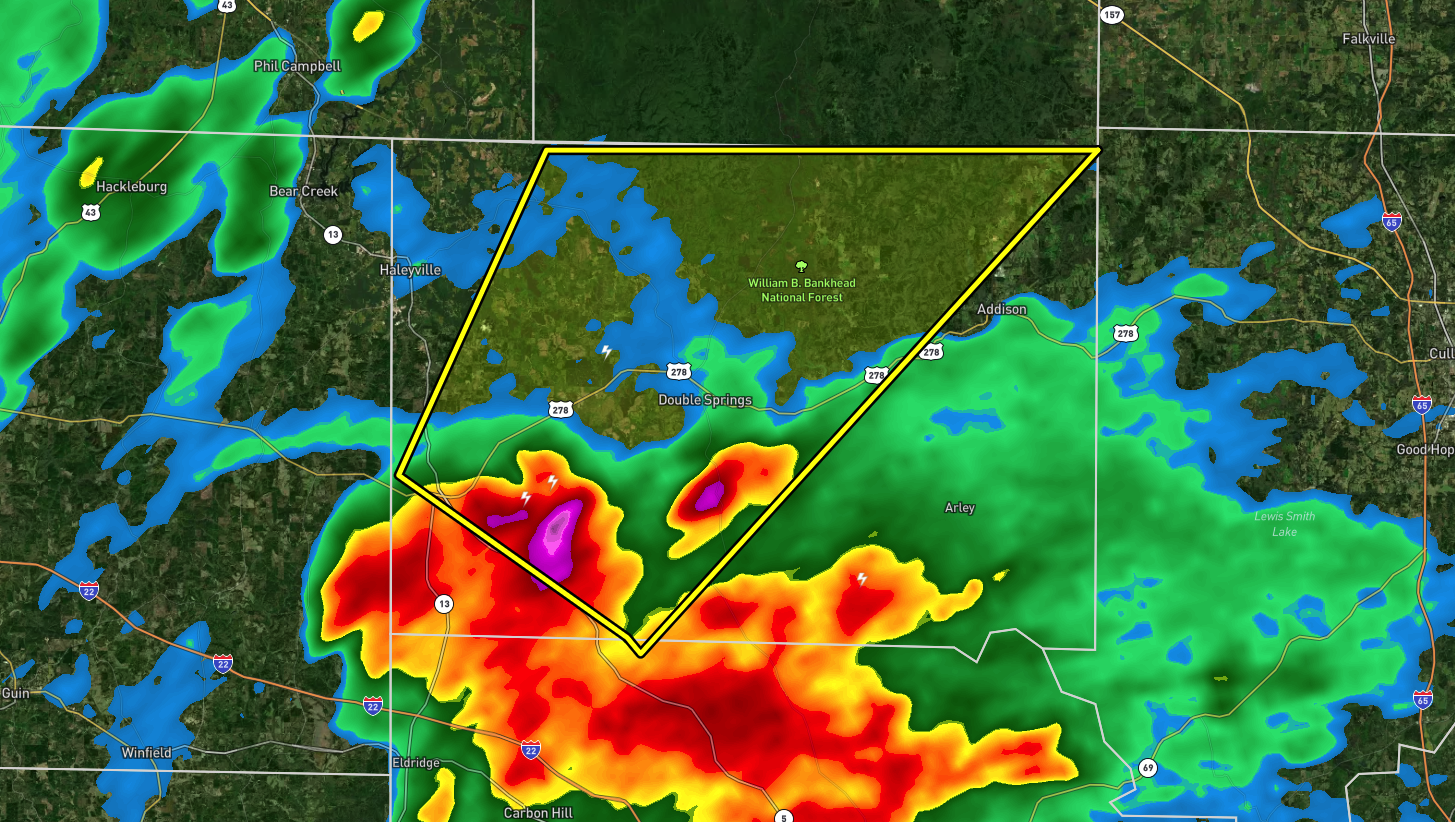 EXPIRED — Severe T-Storm Warning: Parts of Winston Co. Until 9:45 pm ...