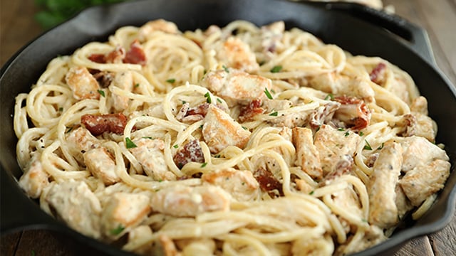 Alabama NewsCenter — Recipe: Cream Cheese Bacon Chicken Pasta