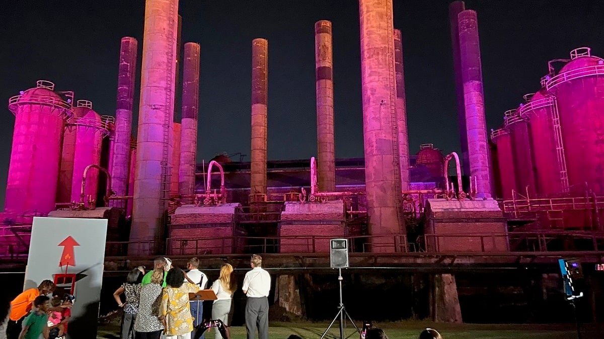 Alabama NewsCenter — ‘Light Up Sloss’ celebrates Birmingham’s history, present and future