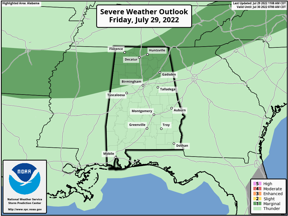 Showers/Storms More Numerous Tomorrow; Heat Levels Down
