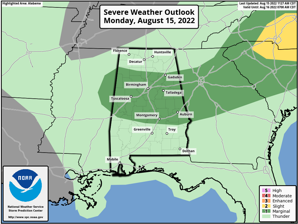 Scattered Strong Storms Through The Evening Hours