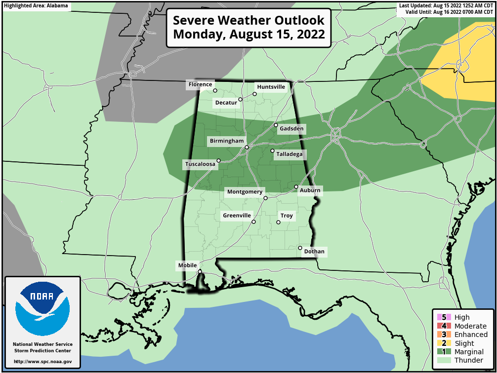 A Few Strong Storms Expected This Afternoon