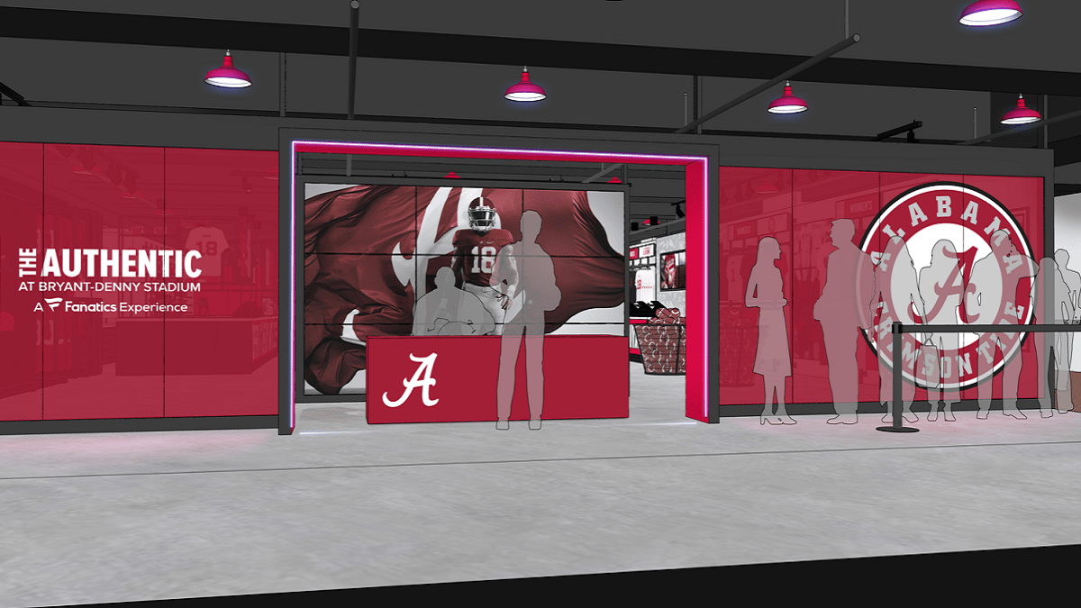 Alabama NewsCenter — University of Alabama, Fanatics create partnership to reimagine the college fan experience at Bryant-Denny Stadium
