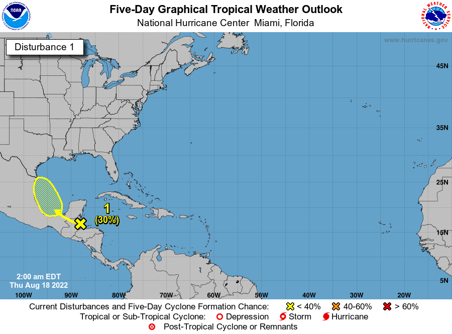 Higher Coverage Of Showers Over South Alabama Today