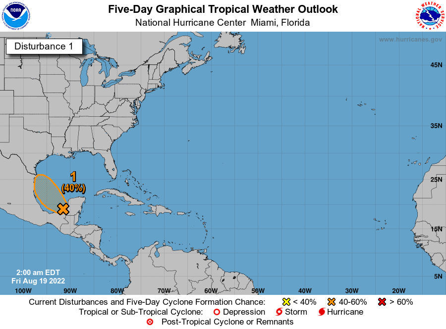 Scattered To Numerous Showers/Storms Through Early Next Week
