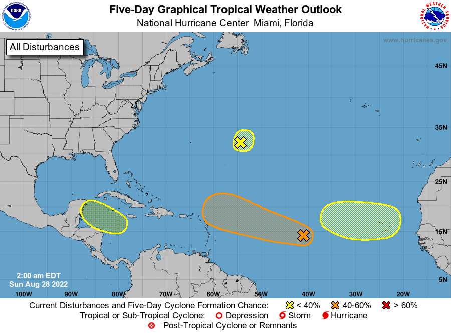 A Normal Summer Day in Central Alabama Today; The Tropics Are Starting to Come Alive