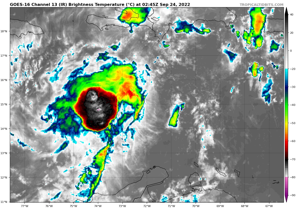 Tropical Depression Number Nine Becomes Tropical Storm Ian