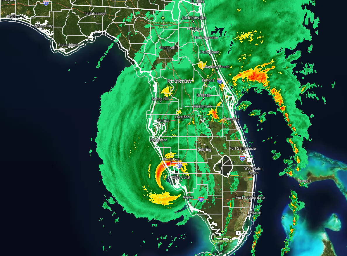 Category 4 Hurricane Ian Makes Landfall Near Cayo Costa, Florida