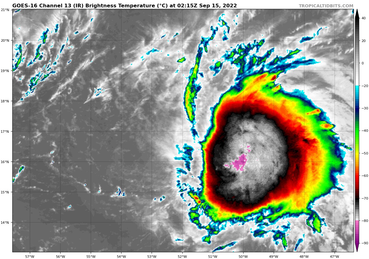 Tropical Storm Fiona Forms Out in the Central Tropical Atlantic