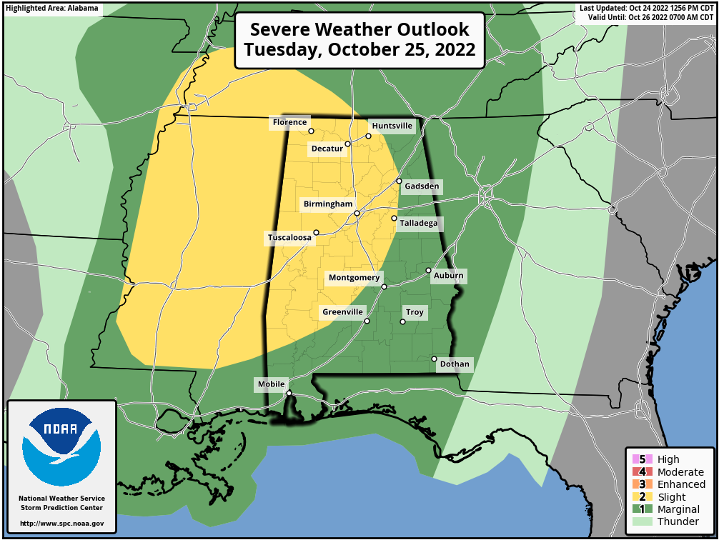 Strong To Severe Storms Possible By Tomorrow Afternoon