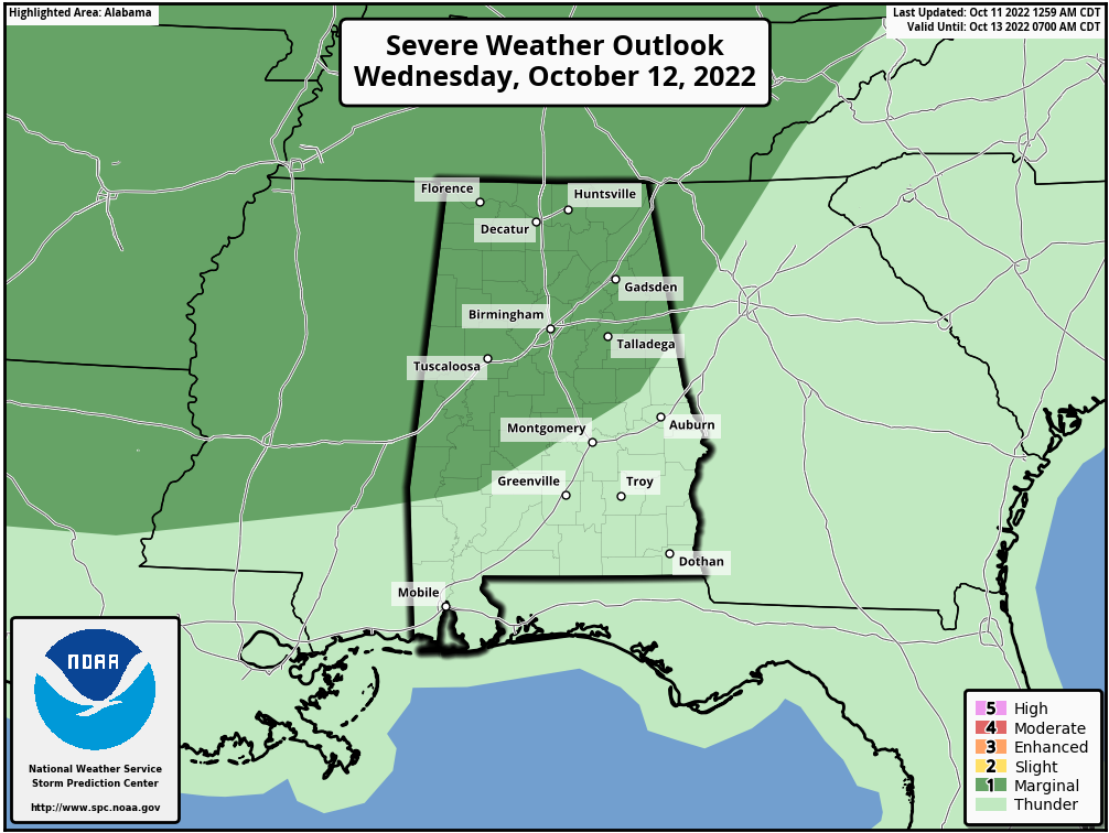 Dry Today; Rain/Storms Return Tomorrow