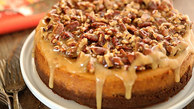 Alabama NewsCenter — Recipe: Easy Pumpkin Cheesecake with Pecan Pie Topping