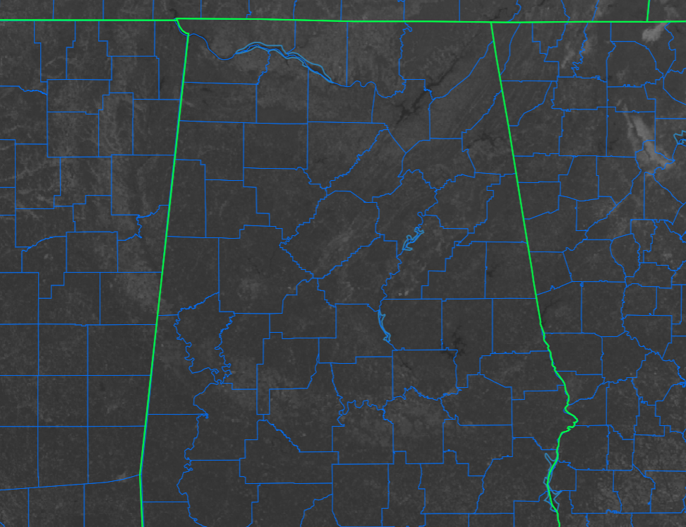 A Cool Chamber of Commerce Late Morning Across Central Alabama