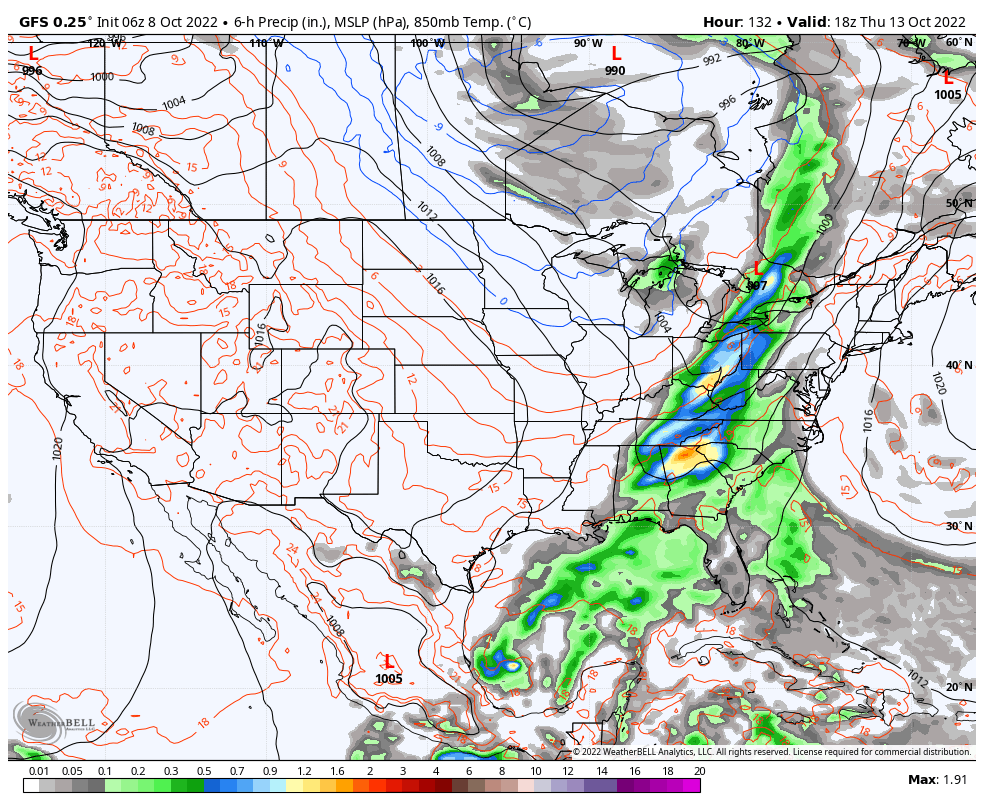 Dry & Mild Through the Weekend; Rain Becomes Possible on Wednesday