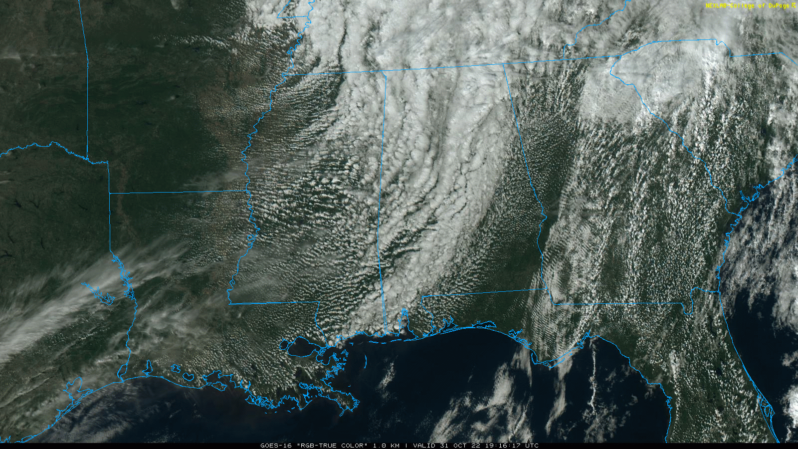 Generally Dry/Mild Weather For Alabama Through Friday