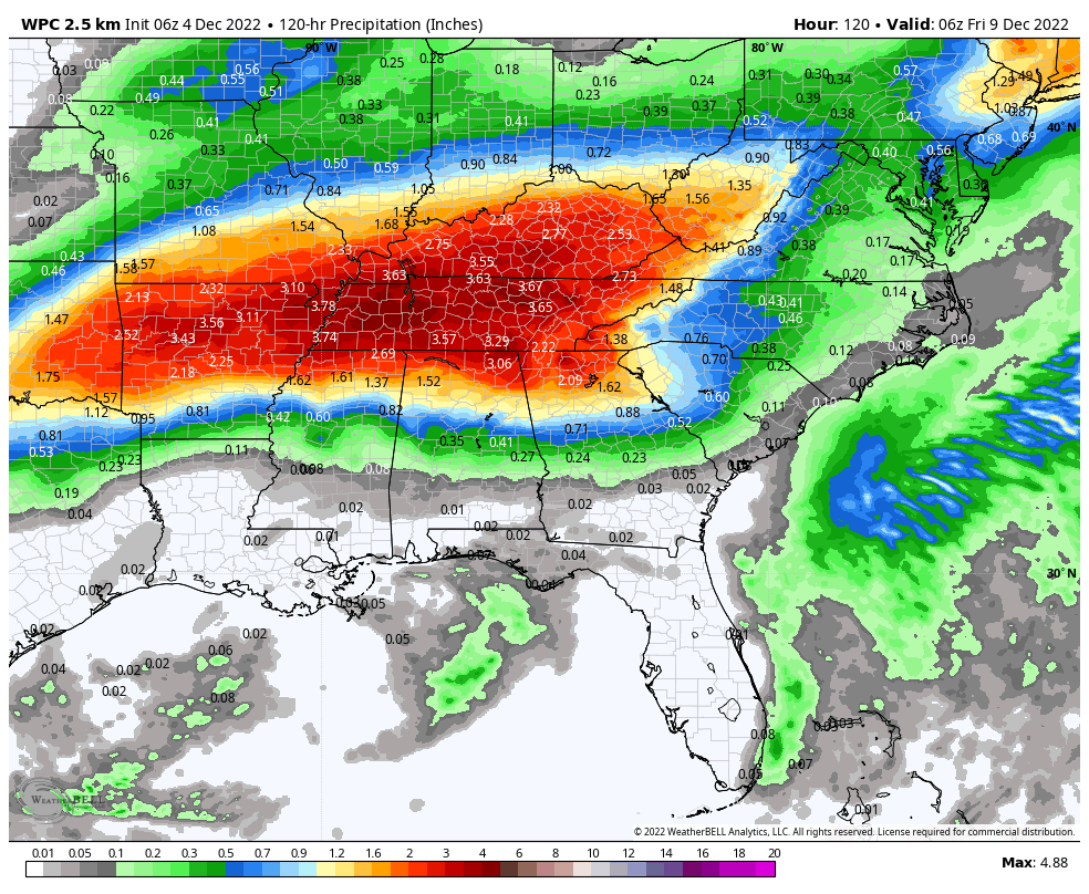 Sunday Morning Weather Briefing:  Showers to Abound