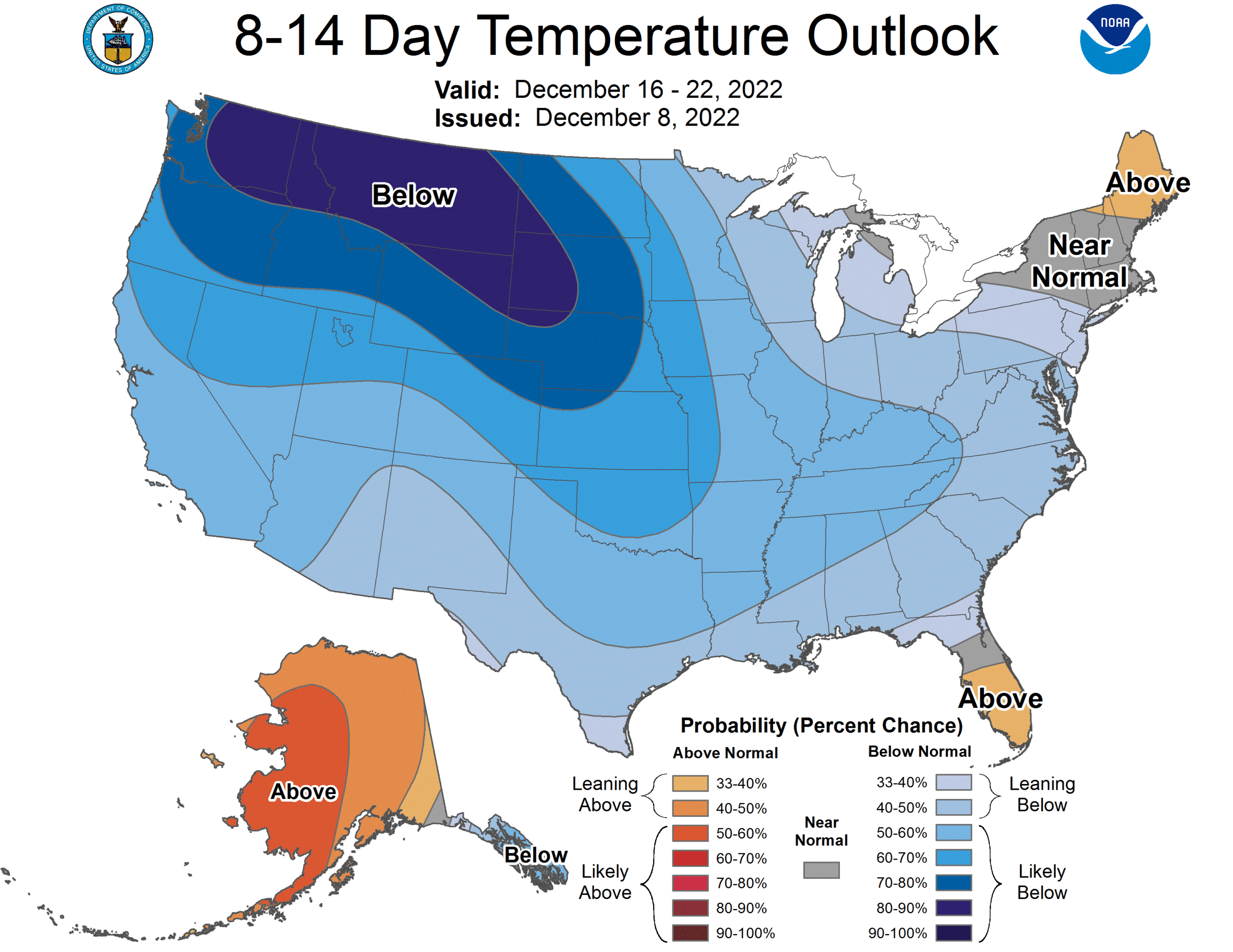 A Few Showers Today; Much Colder Late Next Week