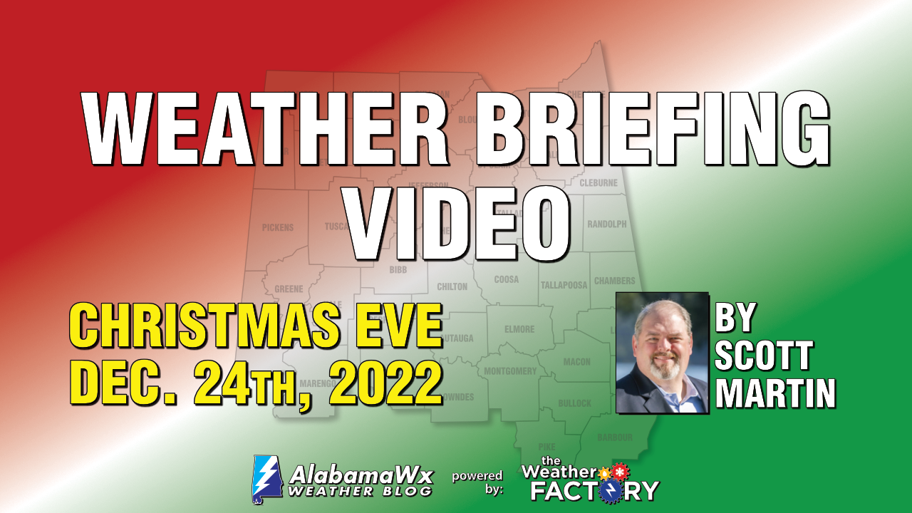 The Weather Briefing for Christmas Eve — The “Arctic Tundra” Weather Hangs Around Through the Weekend