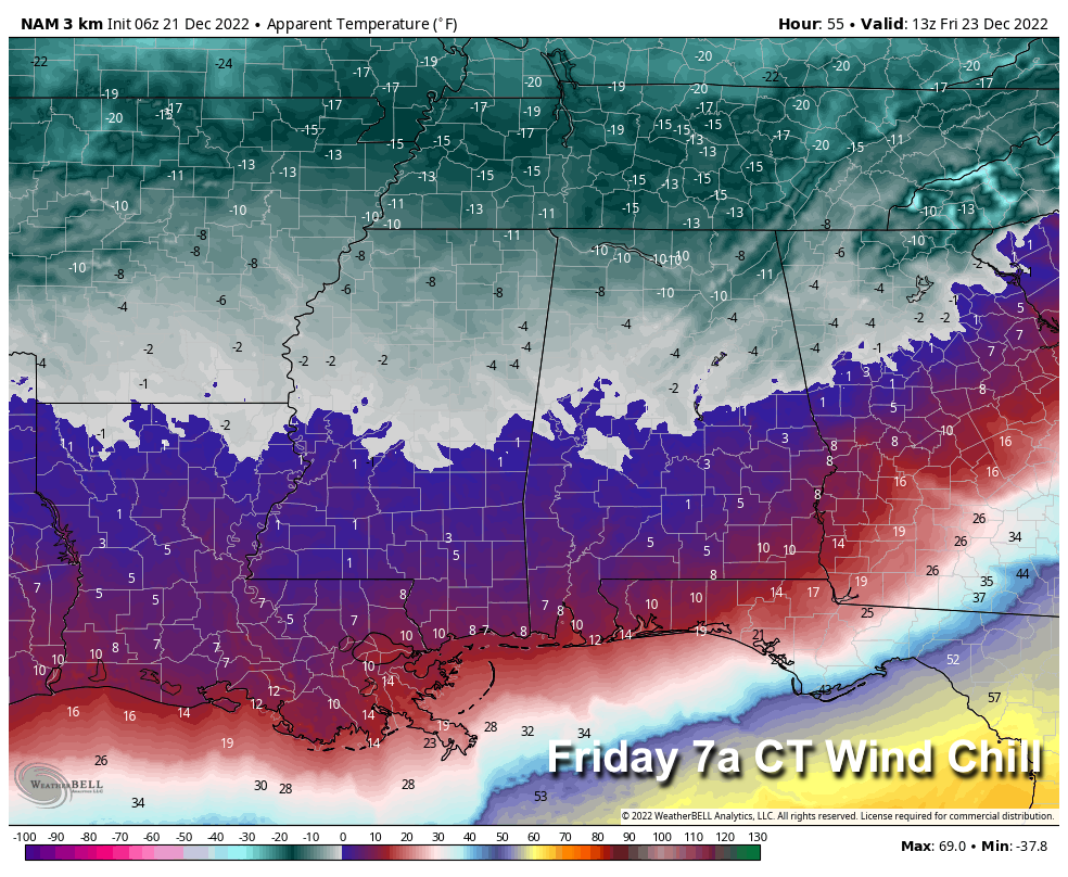 Brutally Cold Air About 36 Hours Away