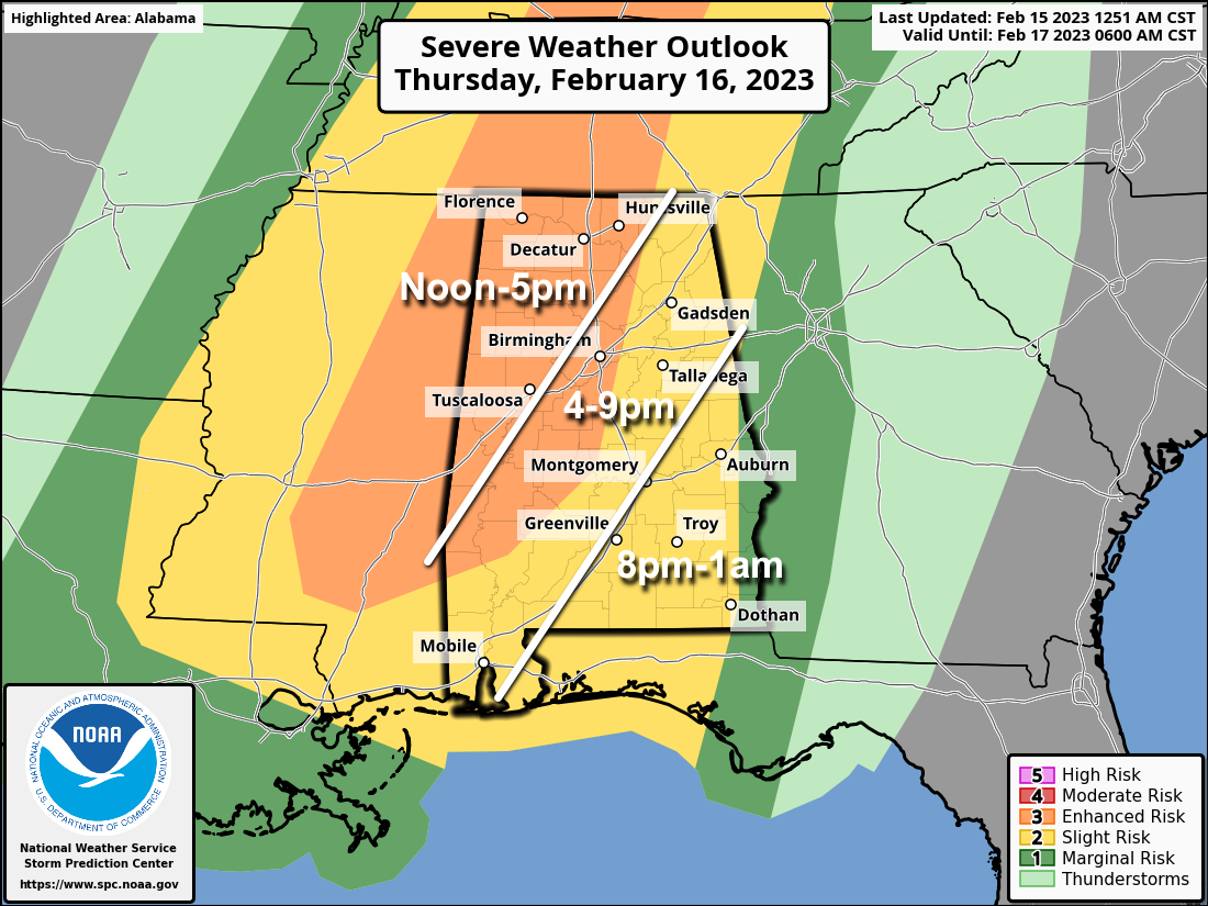 Showers Today; Severe Storms Likely Tomorrow
