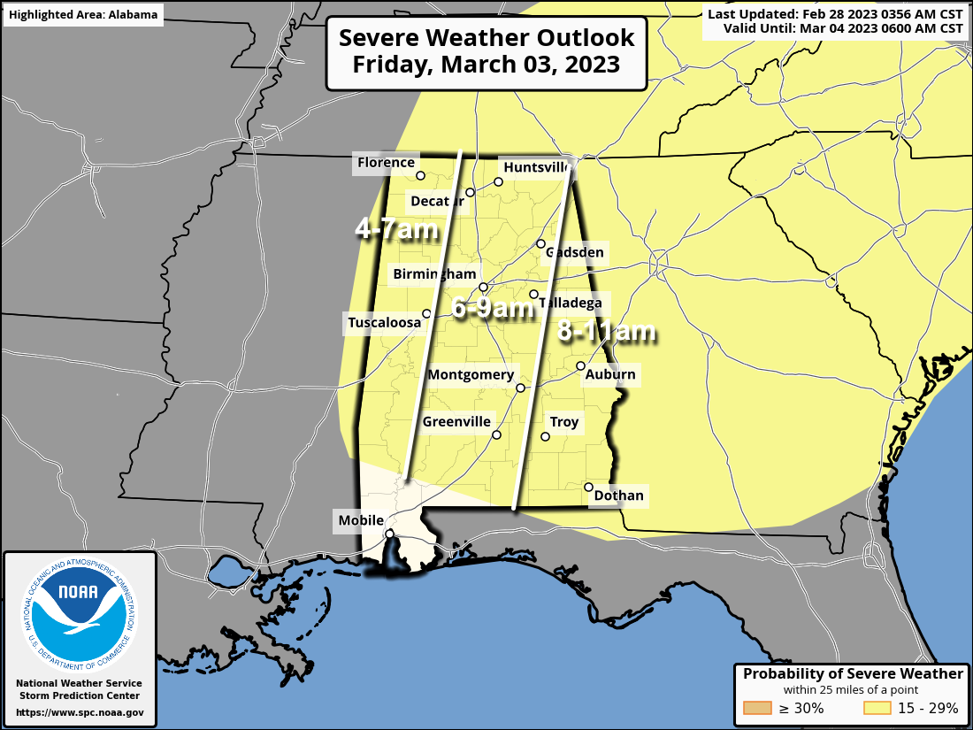 Dry Today; Unsettled Tomorrow Through Friday