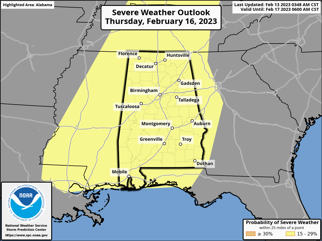 Nice Warm-Up Today; Severe Storms Possible Thursday