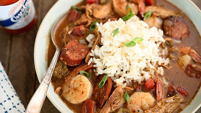 Alabama NewsCenter — Recipe: Chicken, Sausage and Shrimp Gumbo