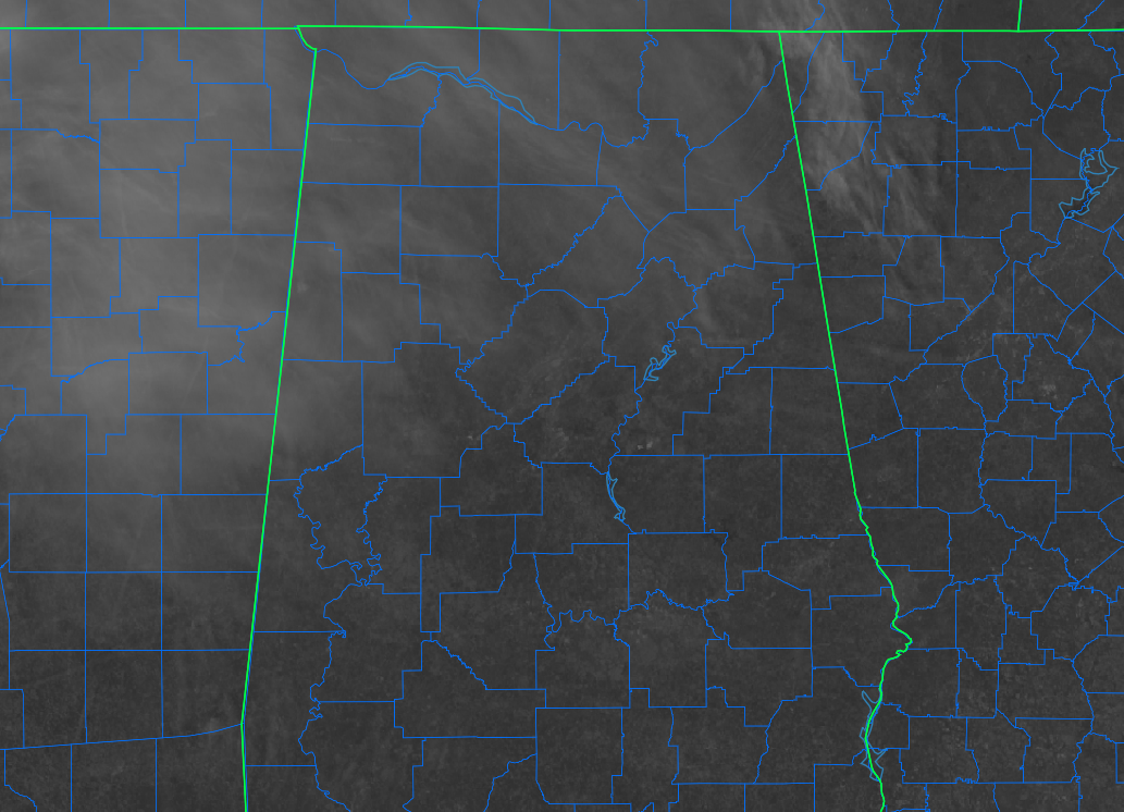 Clouds Invading the Area at Midday; Staying Dry Through the Weekend