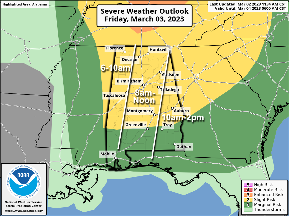 Very Windy Tomorrow; Severe Storms Possible During The Morning Hours