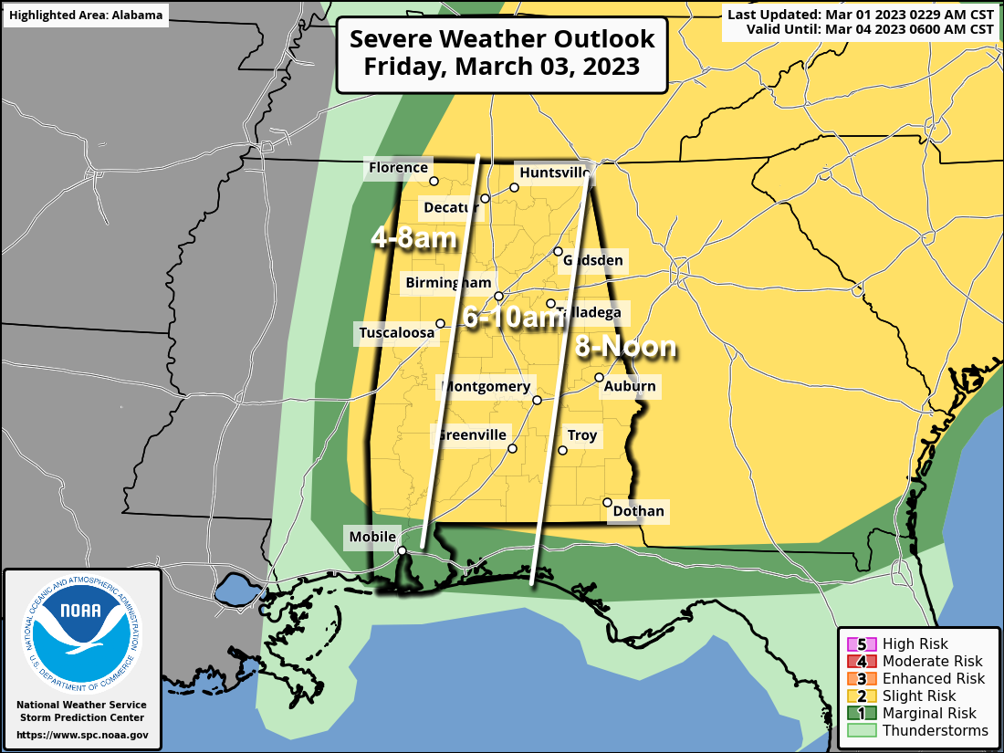 Scattered Strong Storms Late Tonight/Tonight