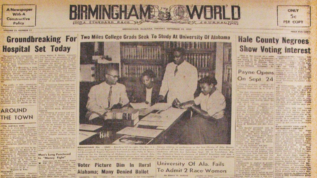 Alabama NewsCenter — A Birmingham civil rights reformer, lost to history: Emory O. Jackson