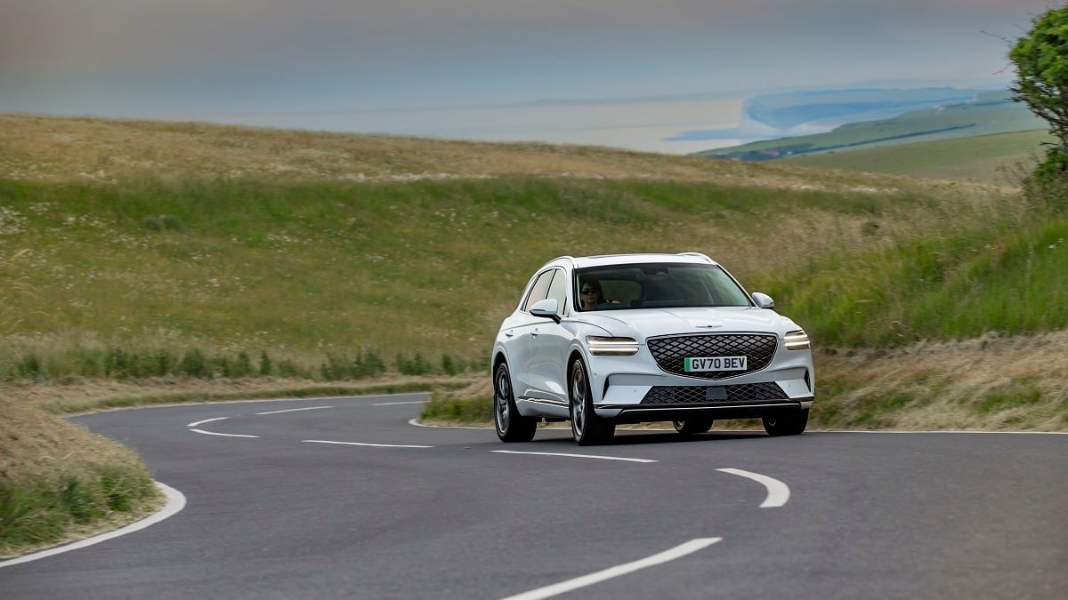 Take a ride in the new Alabama-built Genesis Electrified GV70 SUV