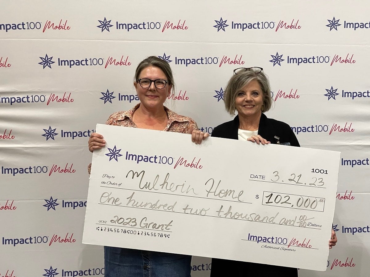 Impact100 Mobile celebrates its first grant recipient