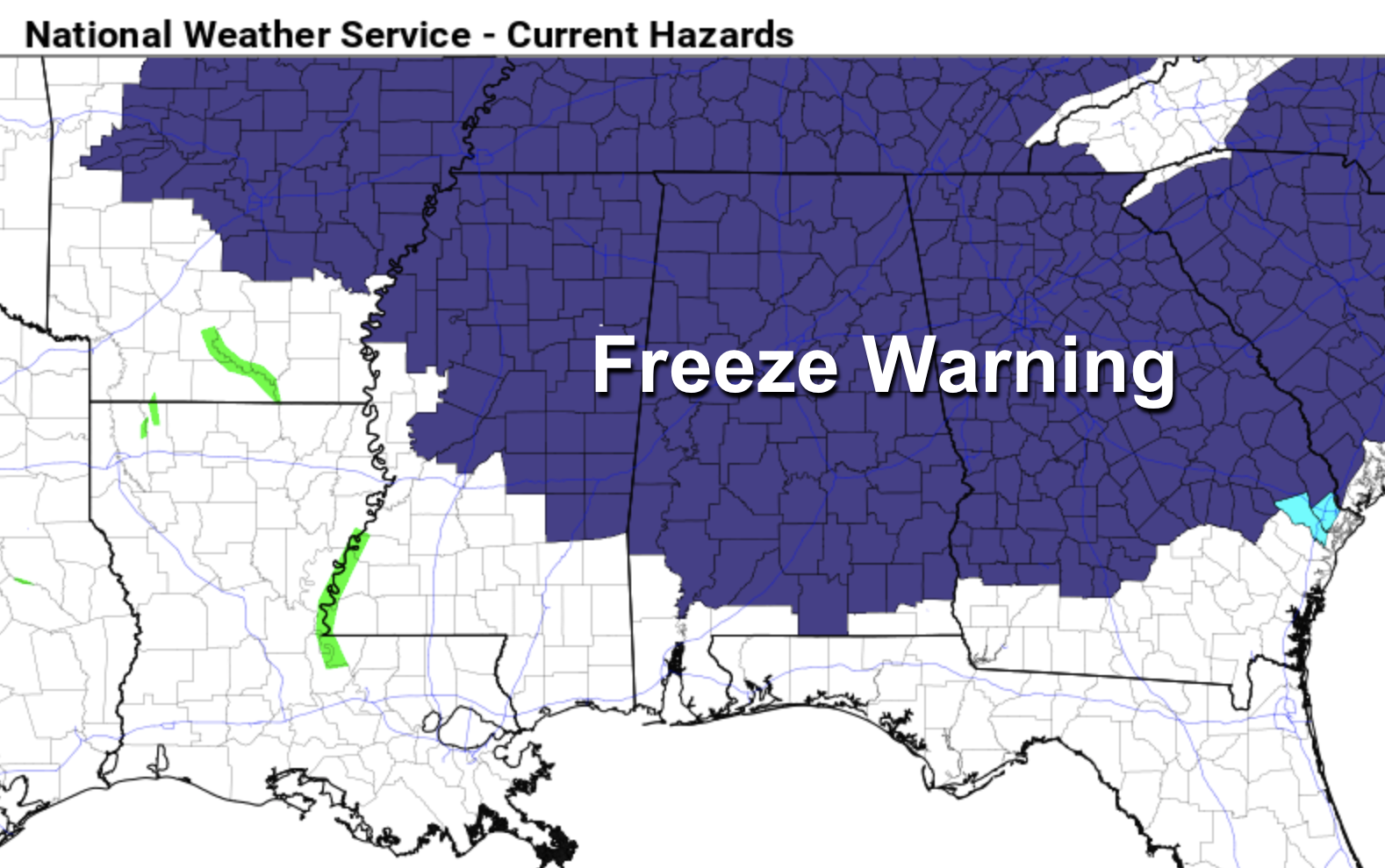Another Freeze Tonight; Rain Returns Friday