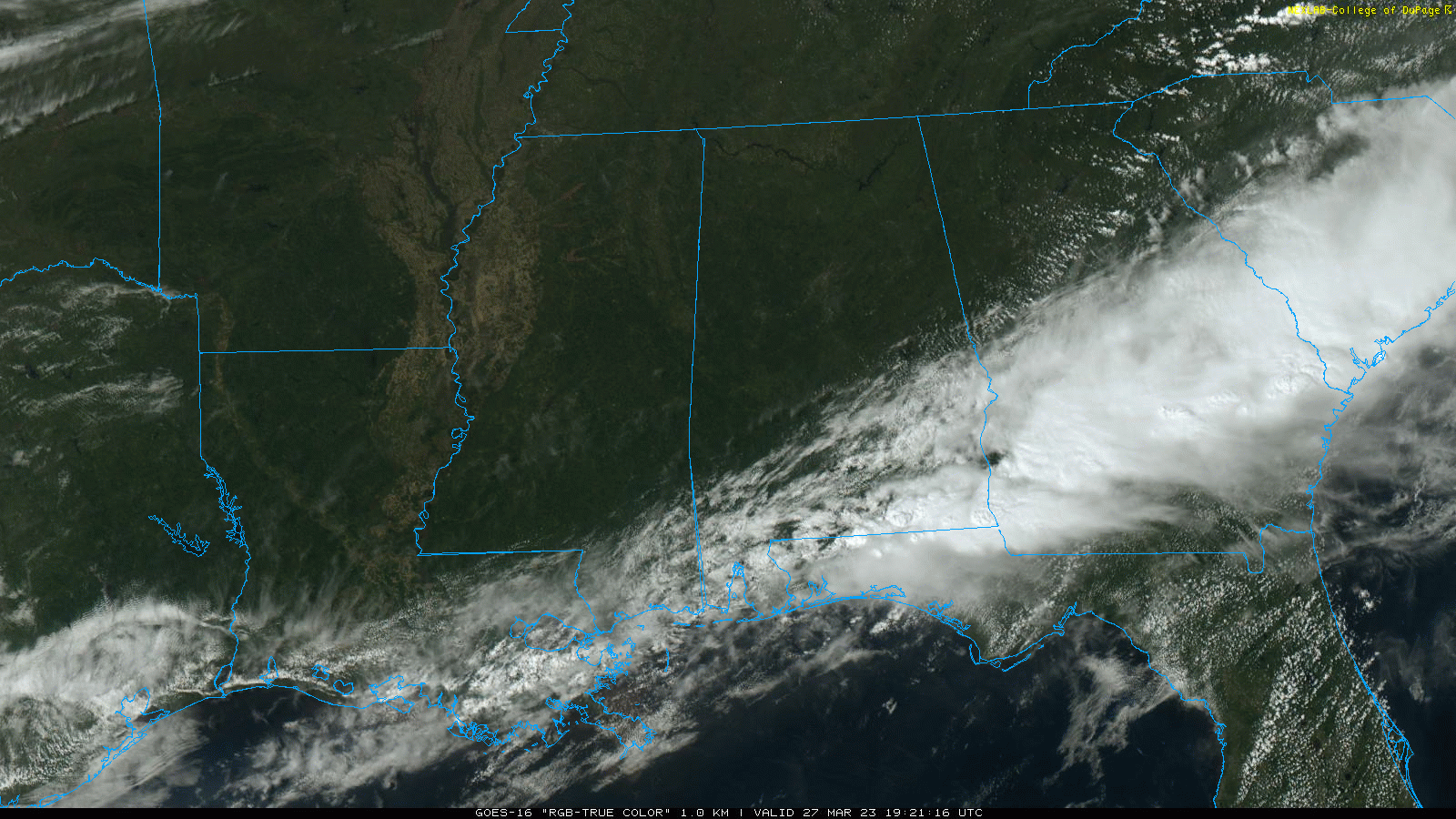 Dry Weather For North/Central Alabama Through Friday; Storms Tomorrow For South Alabama